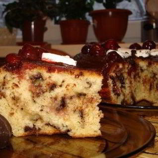 Мягкий кекс с зефиром в мультиварке