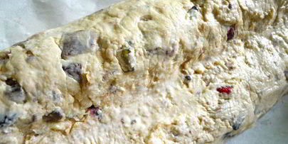 нежный творожный штоллен