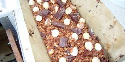 нью-йоркский орехово-шоколадный кекс