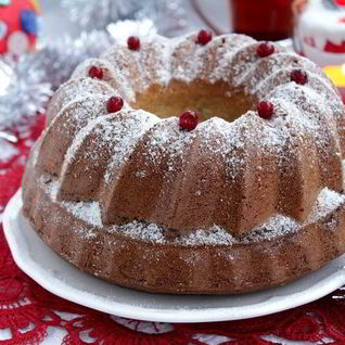 Ореховый рождественский кекс