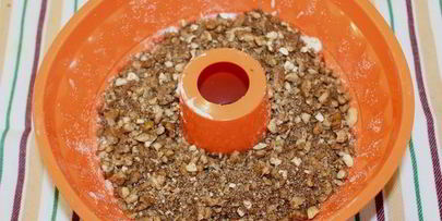 ореховый рождественский кекс