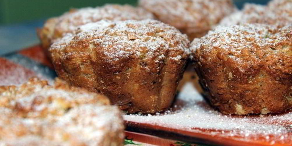 Рецепт овсяно-творожные кексики-маффины с яблоком