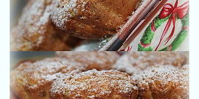 овсяно-творожные кексики-маффины с яблоком