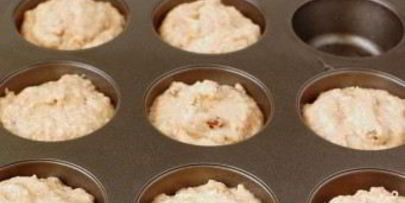 постные яблочные кексы