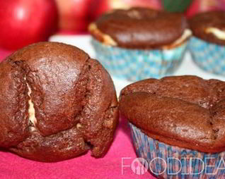 Шоколадно-творожные кексы