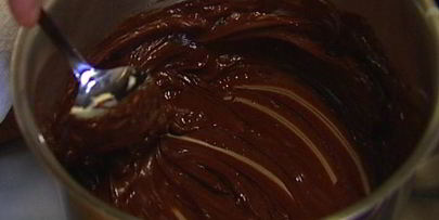 шоколадный фондан