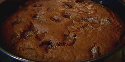 шоколадный кекс с инжиром и имбирем