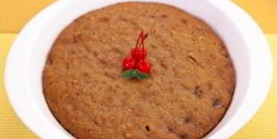 шоколадный кекс с вишней