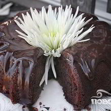 Рецепт Шоколадный кекс со сливочной глазурью