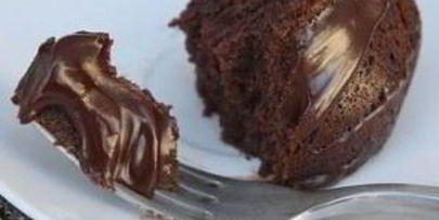 шоколадный кекс со сливочной глазурью