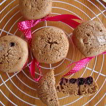 Рецепт Шоколадные кексы с ежевикой