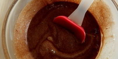 шоколадные кексы со сгущенкой