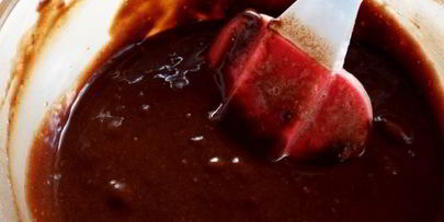 шоколадные кексы со сгущенкой