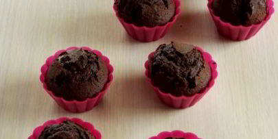 шоколадные кексы со сгущенкой