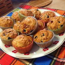 Рецепт Соленые кексики с оливками и вялеными помидорами