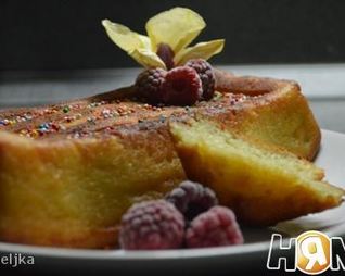 Творожно-ягодный кекс