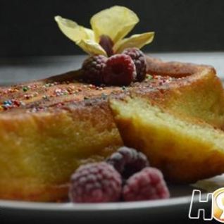 Творожно-ягодный кекс