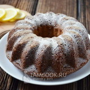 Творожный кекс с лимоном