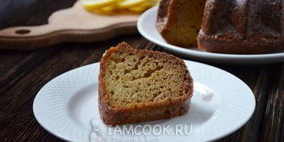 творожный кекс с лимоном