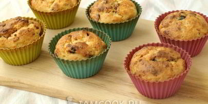 творожные кексы на йогурте