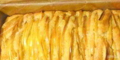 ванильный кекс с яблоками