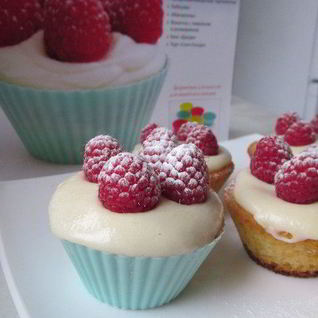 Ванильные кексы с кремом