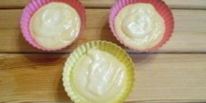 вкусные кексики в силиконовых формочках