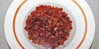 воздушный кекс на кефире с изюмом