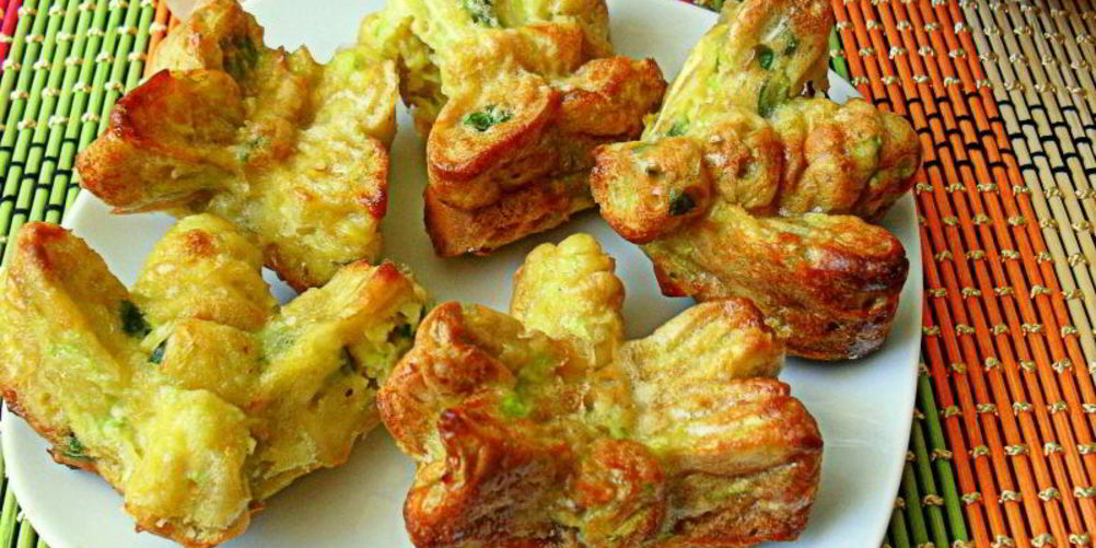 Рецепт закусочные кабачковые кексы