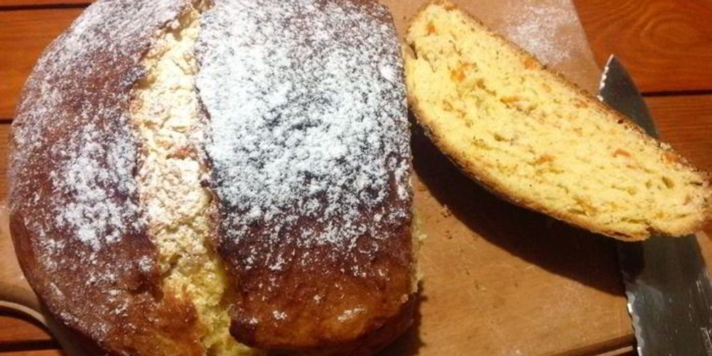 Рецепт апельсиновый сладкий хлеб с курагой