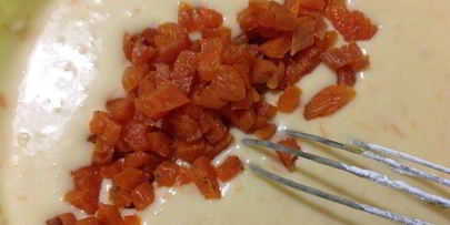 апельсиновый сладкий хлеб с курагой