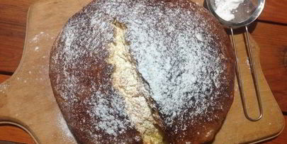 апельсиновый сладкий хлеб с курагой