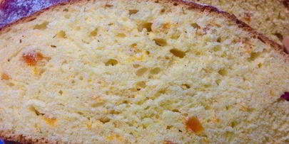 апельсиновый сладкий хлеб с курагой