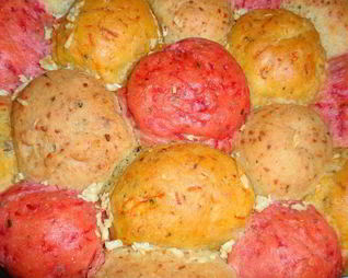 Ароматный хлеб радуга