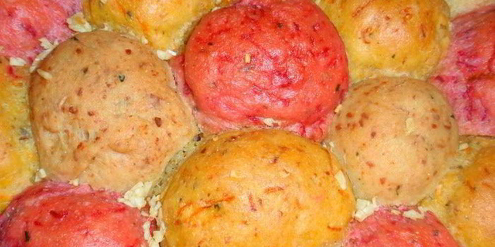 Рецепт ароматный хлеб радуга