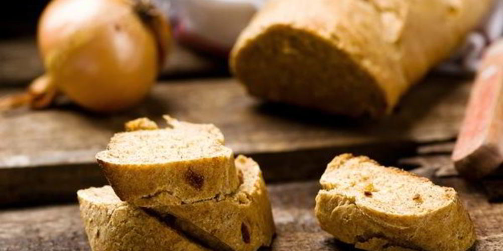 Рецепт багет с морковными отрубями и жареным луком