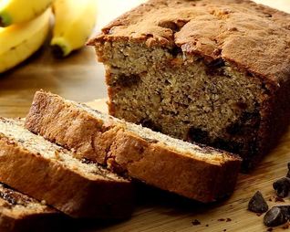 Банановый хлеб с шоколадом