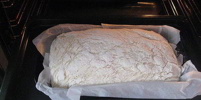 белый хлеб пышный