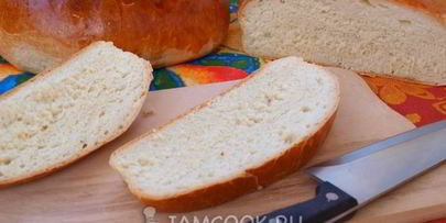 белый хлеб в духовке