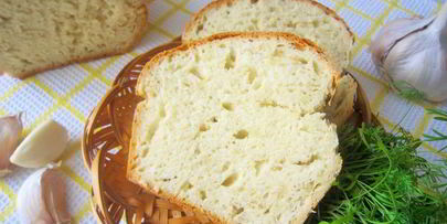 чесночный хлеб с травами