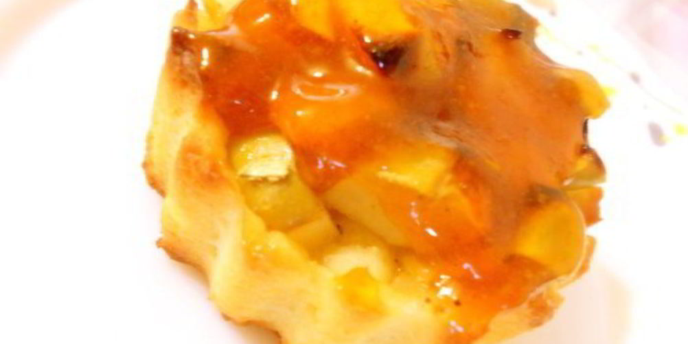 Рецепт деревенские галеты с яблоками и абрикосовым джемом