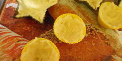 деревенские галеты с яблоками и абрикосовым джемом