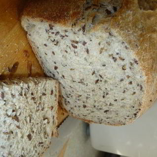 Диетический хлеб с льняным семенем