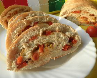 Итальянский хлеб с моцареллой