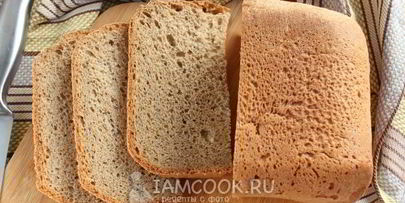 хлеб ароматный с отрубями в хлебопечке