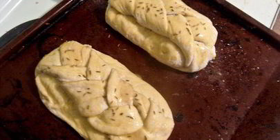 хлеб деревенский с тмином