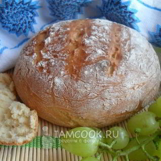 Хлеб на кефире с горчицей и майонезом