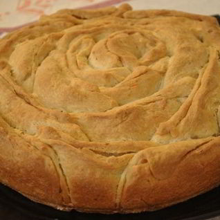 Хлеб Роза с сыром и укропом