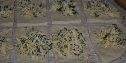 хлеб роза с сыром и укропом