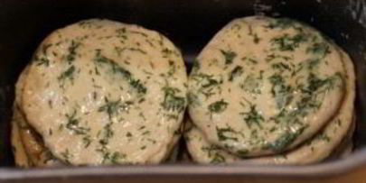 хлеб с чесноком